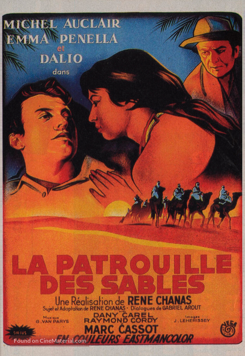 La patrouille des sables - French Movie Poster
