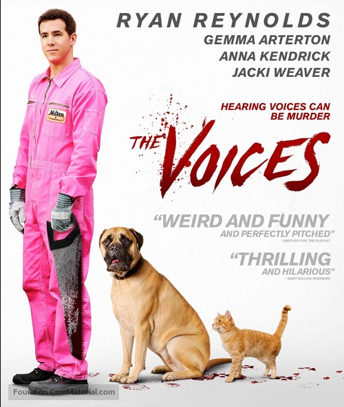 The Voices - Blu-Ray movie cover