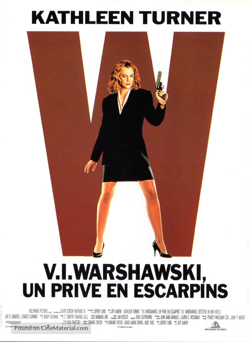 V.I. Warshawski - French Movie Poster