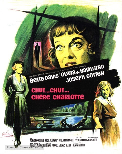 Hush... Hush, Sweet Charlotte - French Movie Poster