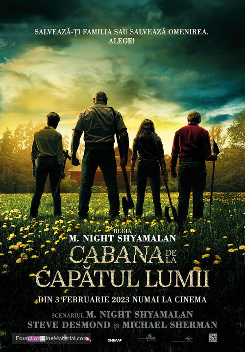 Knock at the Cabin - Romanian Movie Poster
