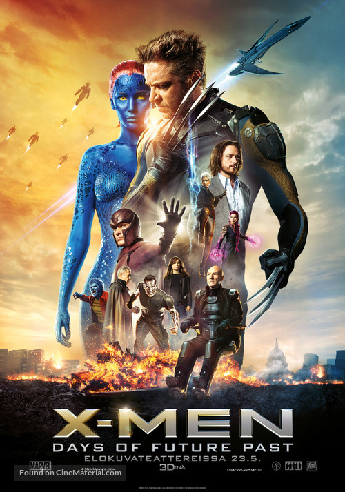 X-Men: Days of Future Past - Finnish Movie Poster