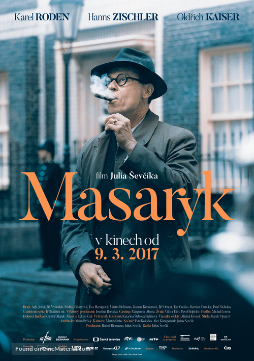 Masaryk - Czech Movie Poster