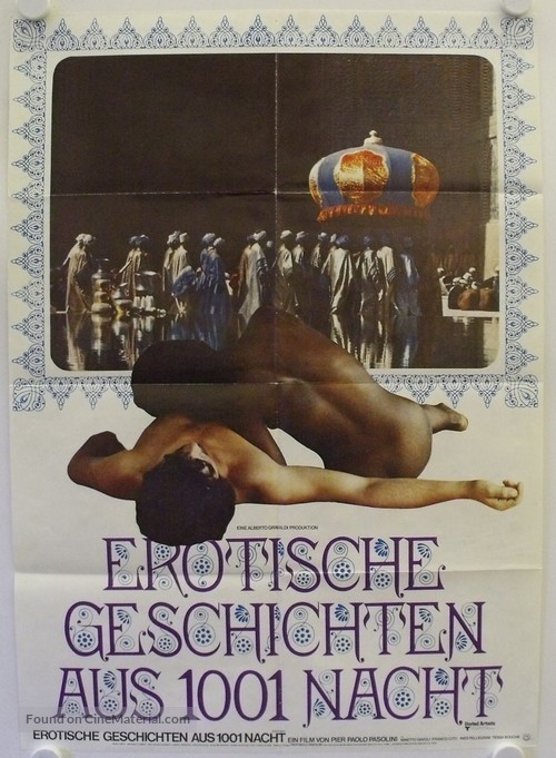 Il fiore delle mille e una notte - German Movie Poster
