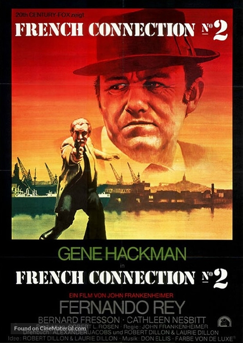 French Connection II - German Movie Poster