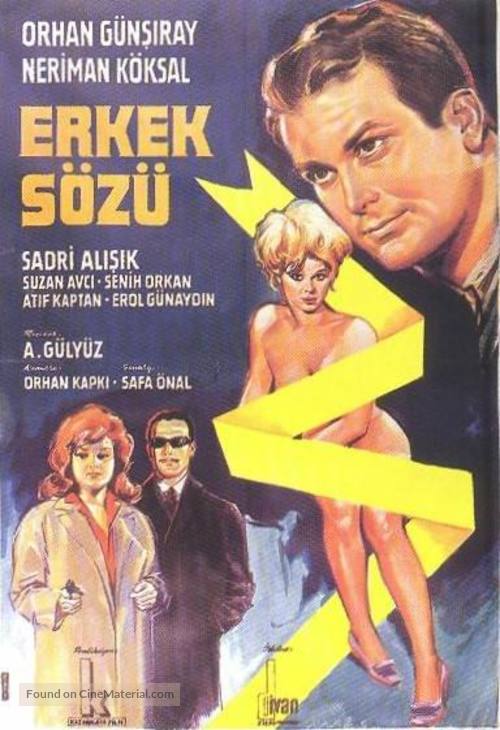 Erkek s&ouml;z&uuml; - Turkish Movie Poster