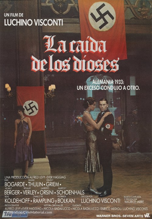 La caduta degli dei (G&ouml;tterd&auml;mmerung) - Spanish Movie Poster