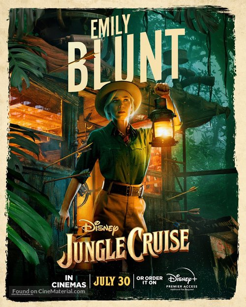 Jungle Cruise - British Movie Poster