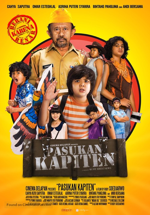 Pasukan kapiten - Indonesian Movie Poster