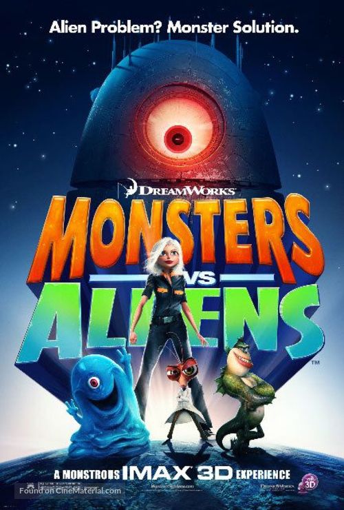 Monsters vs. Aliens - Movie Poster