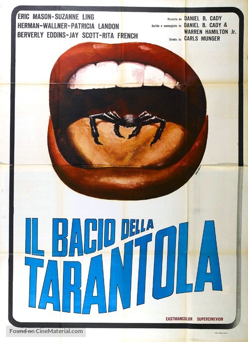 Kiss of the Tarantula - Italian Movie Poster