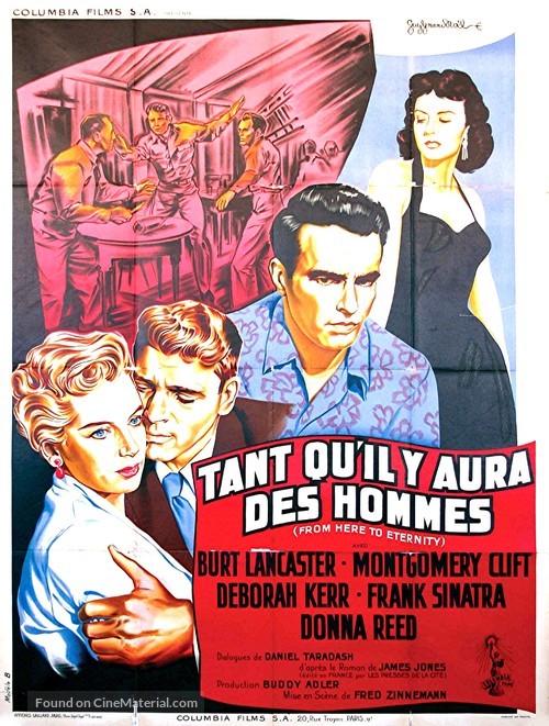 From Here to Eternity - French Movie Poster