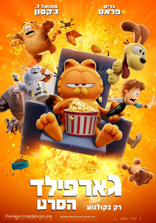 The Garfield Movie - Israeli Movie Poster