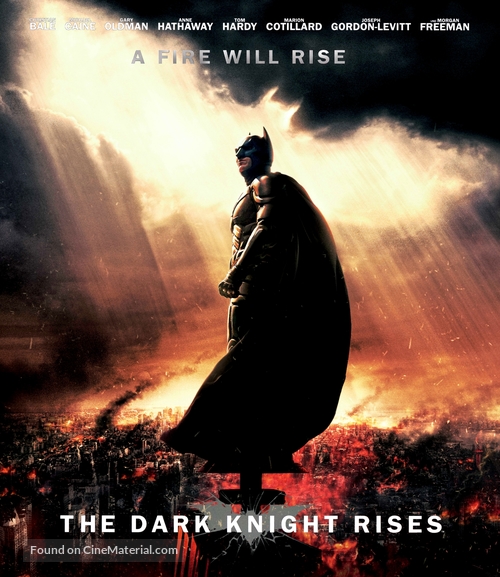 The Dark Knight Rises - German Blu-Ray movie cover
