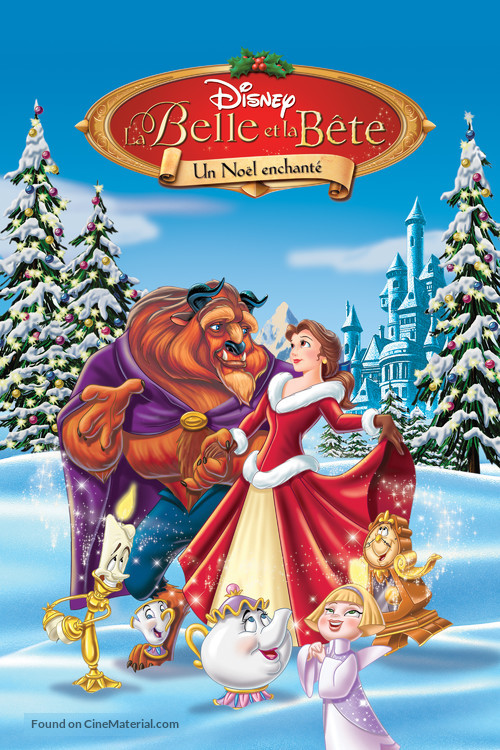 Beauty and the Beast: The Enchanted Christmas - Canadian DVD movie cover