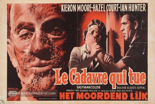 Doctor Blood&#039;s Coffin - Belgian Movie Poster