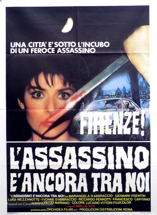 L&#039;assassino &egrave; ancora tra noi - Italian Movie Poster