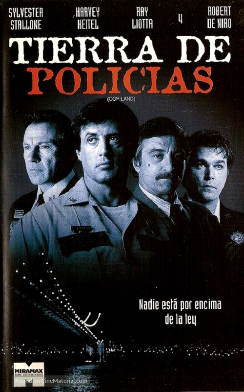 Cop Land - Argentinian VHS movie cover