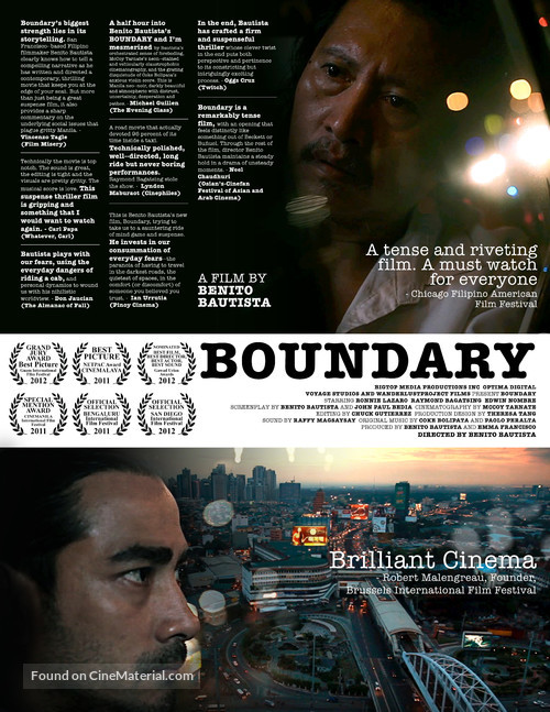 Boundary - Philippine Movie Poster