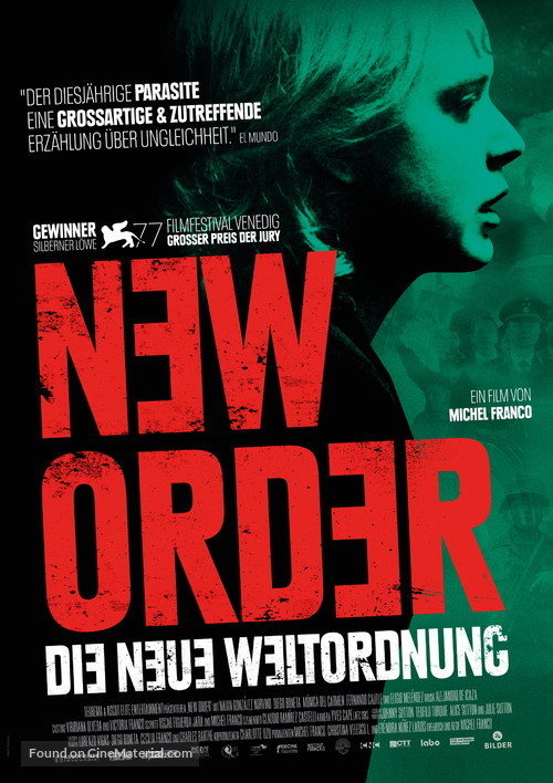 Nuevo orden - German Movie Poster