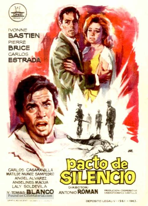 Pacto de silencio - Spanish Movie Poster