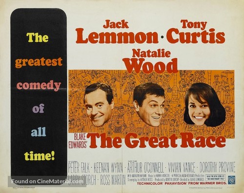 The Great Race - British Movie Poster