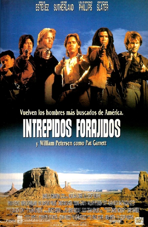 Young Guns 2 - Spanish Movie Poster