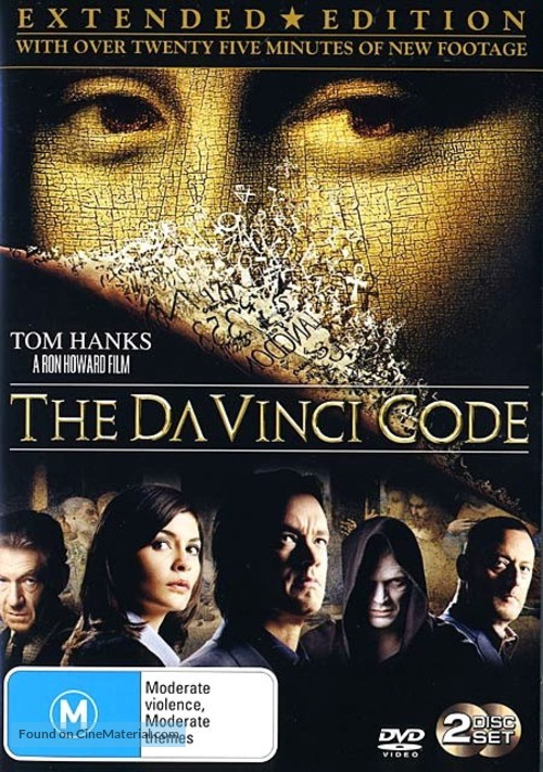 The Da Vinci Code - Australian DVD movie cover