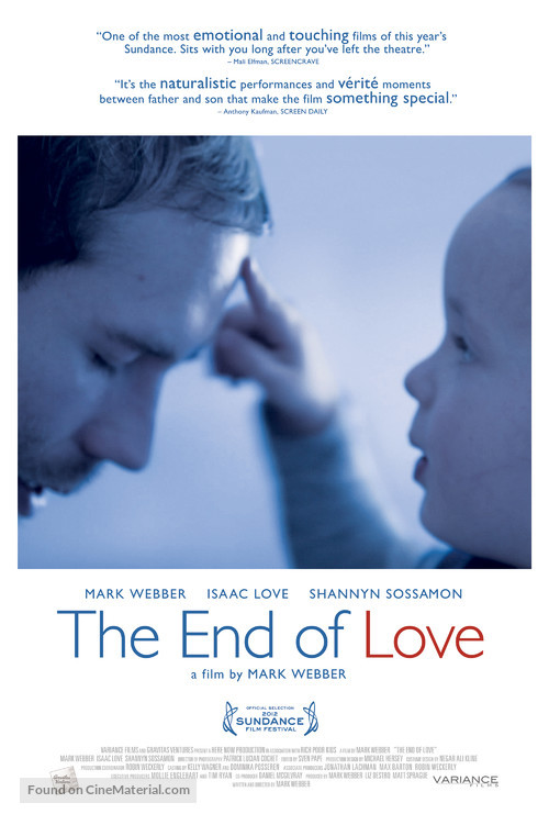 The End of Love - Movie Poster