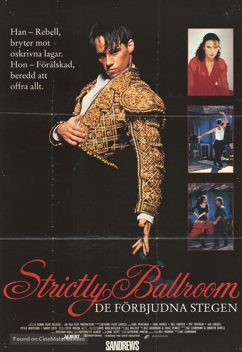 Strictly Ballroom - Swedish Movie Poster
