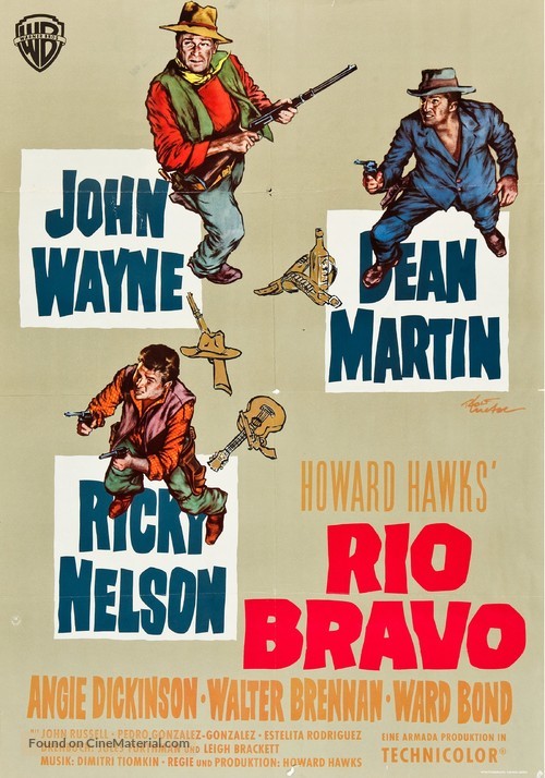 Rio Bravo - German Movie Poster
