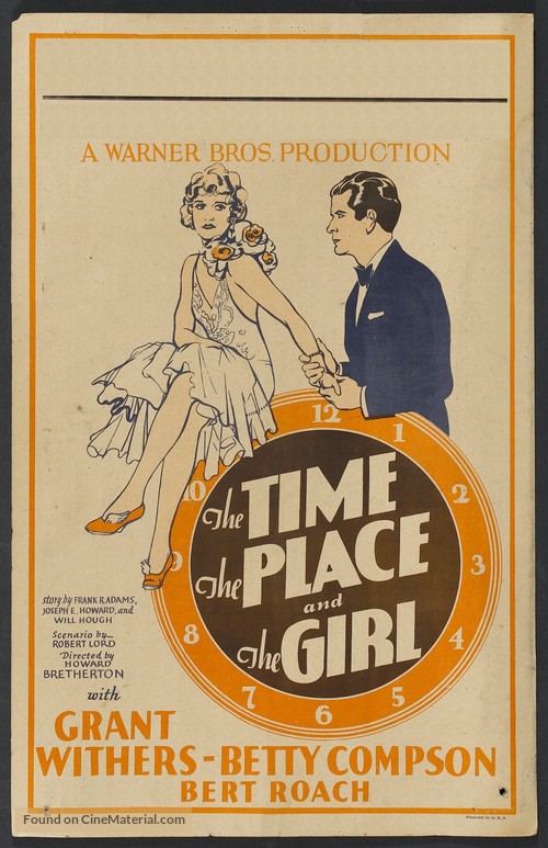 The Time, the Place and the Girl - Movie Poster