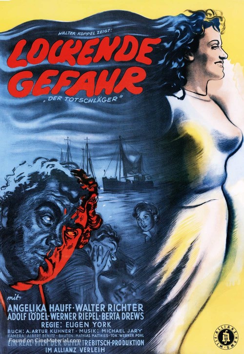 Lockende Gefahr - German Movie Poster