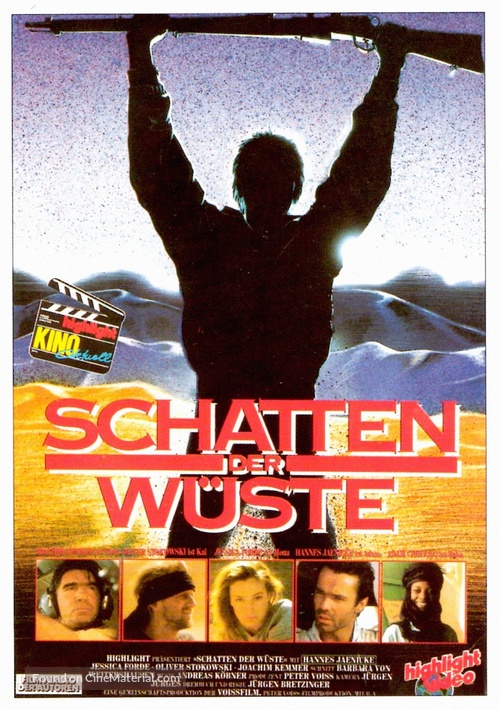 Schatten der W&uuml;ste - German VHS movie cover