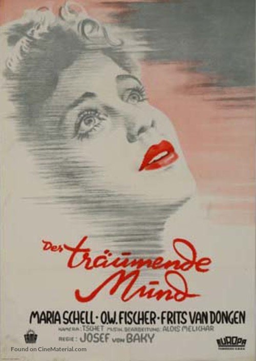 Der tr&auml;umende Mund - German Movie Poster