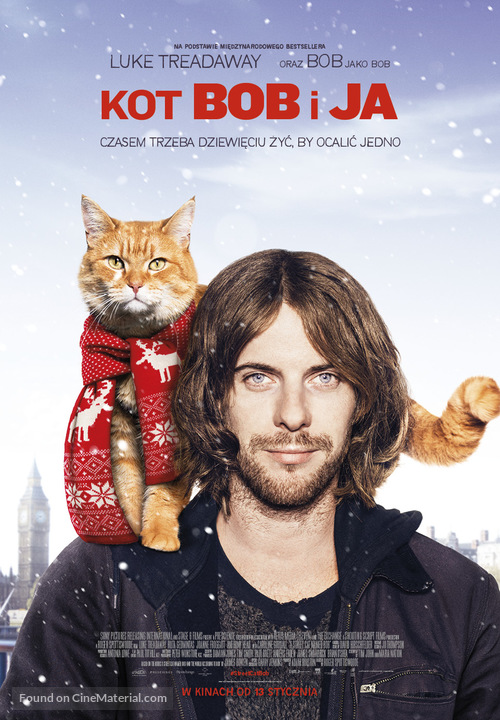 A Street Cat Named Bob - Polish Movie Poster