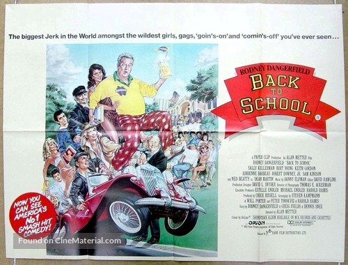 Back to School - British Movie Poster