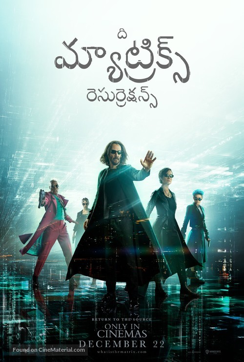 The Matrix Resurrections - Indian Movie Poster