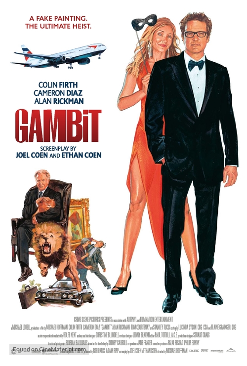 Gambit - British Movie Poster