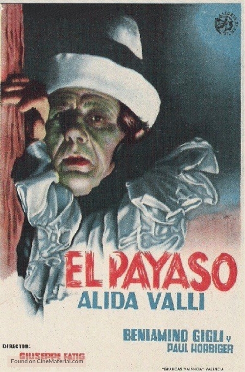 I pagliacci - Spanish Movie Poster