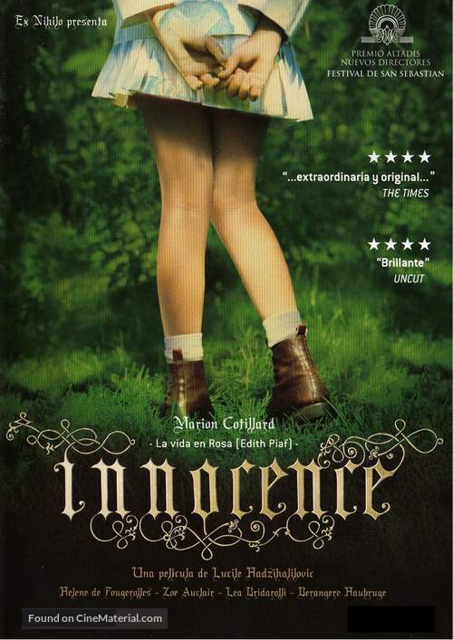 Innocence - Spanish Movie Cover