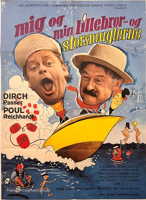 Mig og min lillebror og storsmuglerne - Danish Movie Poster