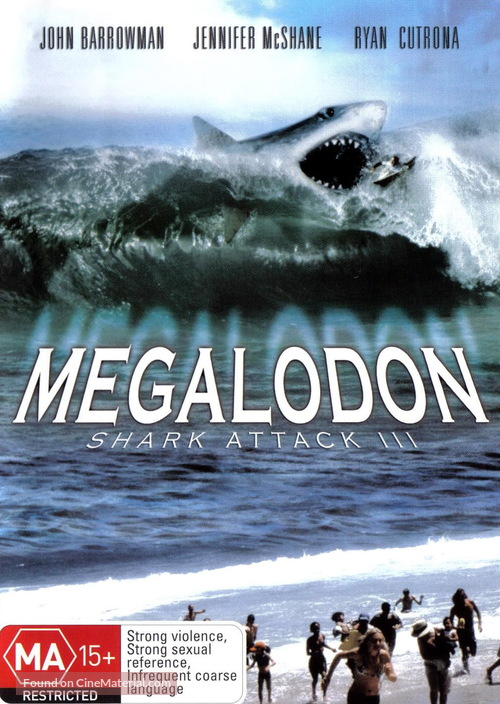 Shark Attack 3: Megalodon - Australian Movie Cover