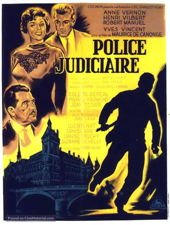 Police judiciaire - French Movie Poster