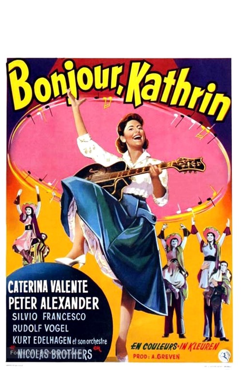 Bonjour Kathrin - Belgian Movie Poster