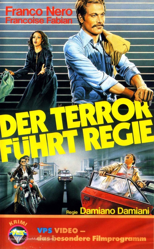 Perch&eacute; si uccide un magistrato? - German VHS movie cover