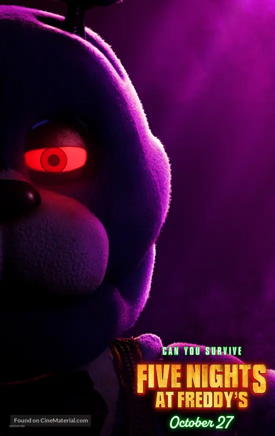 Five Nights at Freddy's (2023) movie poster Five Nights at Freddy's (2023) movie poster