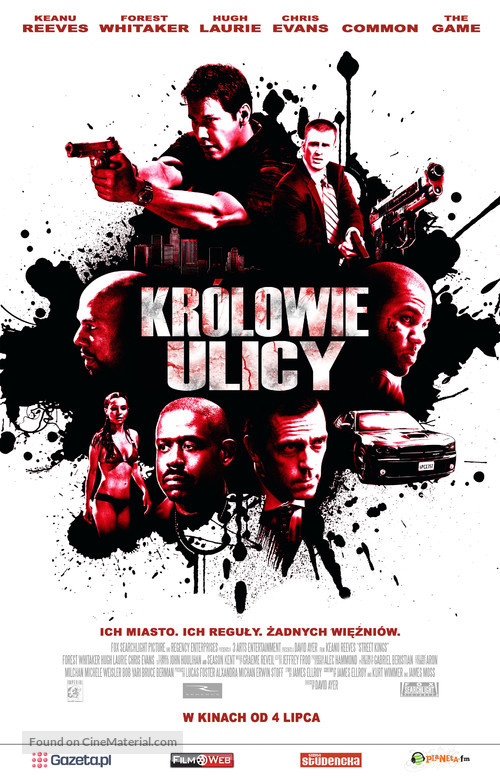 Street Kings - Polish Movie Poster