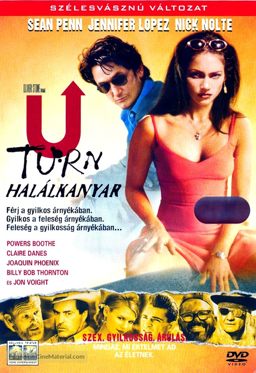 U Turn - Hungarian DVD movie cover