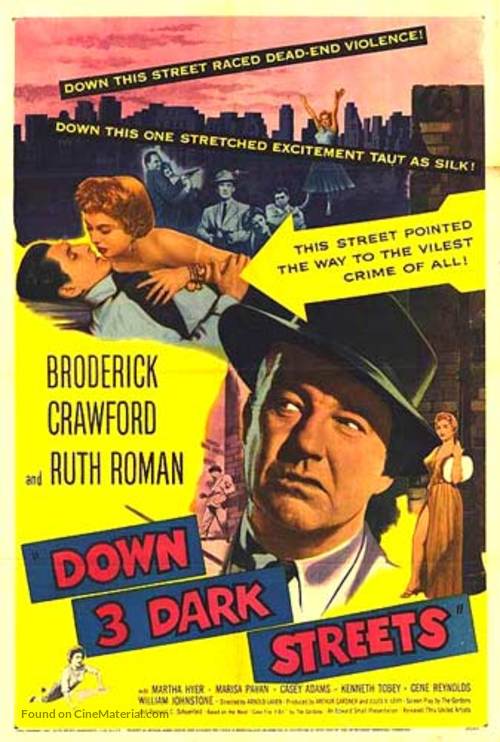 Down Three Dark Streets - Movie Poster